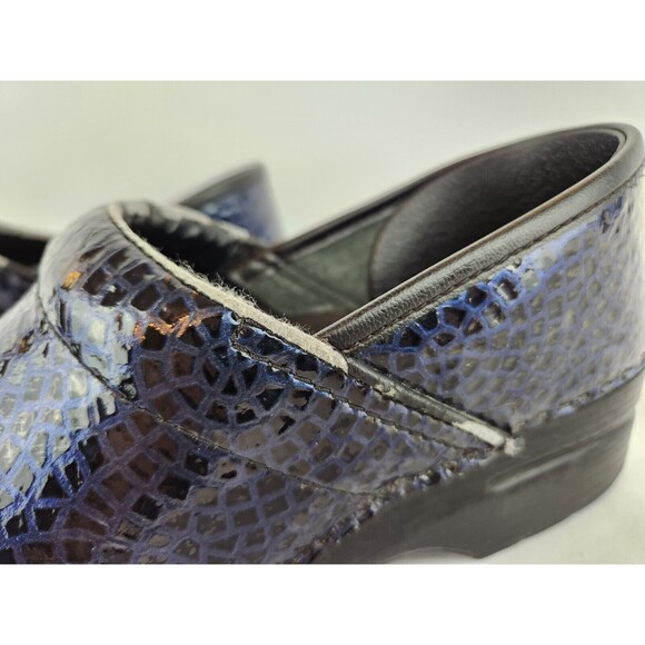 DANSKO Iridescent Blue Professional Clogs Shoes Slip Ons Medical Size 41 10.5 11 - Picture 5 of 12